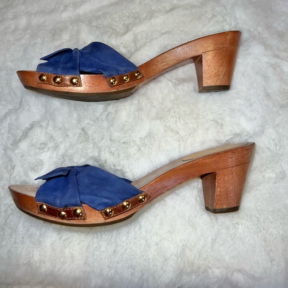 Kate Spade ♠️ Bow and wood sandals - Picture 2 of 9